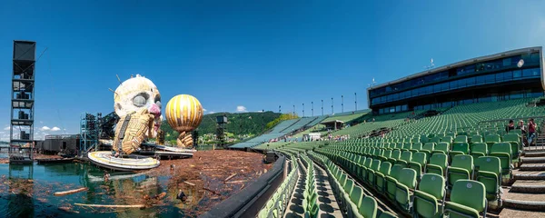 Construcción Escénica Para Próxima Ópera Rigoletto Giuseppe Verdi Escenario Del —  Fotos de Stock