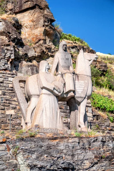 Memorial Richard Lionheart Cerca Duernstein Wachau Austria — Foto de Stock