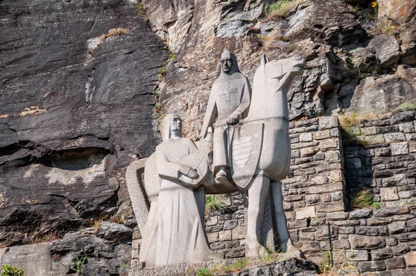 Memorial Richard Lionheart Cerca Duernstein Wachau Austria — Foto de Stock