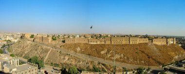  Irak Kürdistanı 'ndaki Erbil Kalesi' nin manzarası