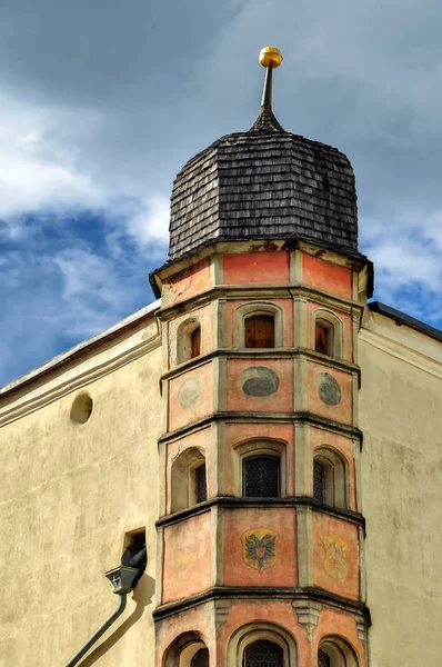 Veduta Della Pittoresca Città Rattenberg Nello Stato Austriaco Del Tirolo — Foto Stock