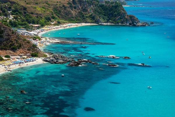 Capo Vaticano, Calabria, İtalya. Grotticelle beach