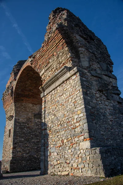 Heidentor Carnuntum Romalı Zafer Kemeri Petronell Bad Deutsch Altenburg Yakınlarında — Stok fotoğraf