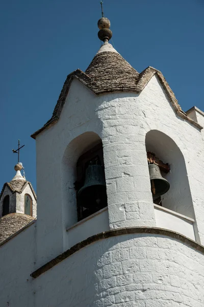 Famoso Trulli Alberobello Las Características Casas Con Techos Cónicos Del —  Fotos de Stock