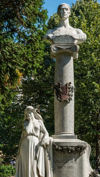 Monument Van Jos Mara Usandizaga Een Spaanse Baskische Componist San — Stockfoto