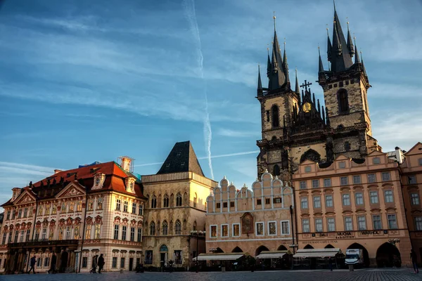 Praga Igreja Tyn Praça Cidade Velha República Checa — Fotografia de Stock