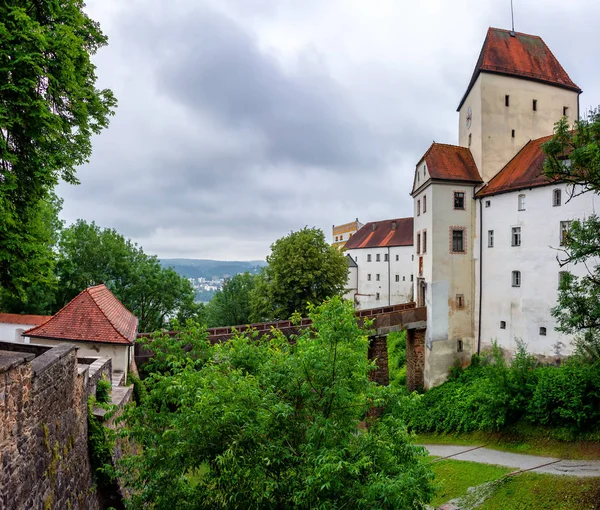 Veste Oberhaus Una Fortezza Sopra Della Città Passau Fondata Nel — Foto Stock