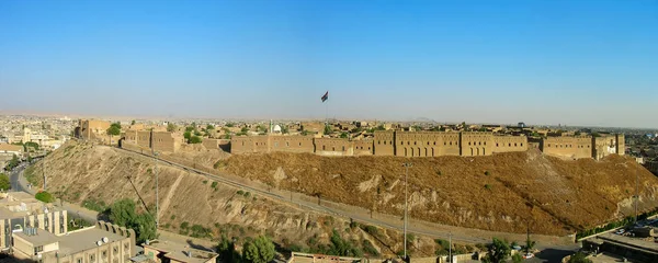  Irak Kürdistanı 'ndaki Erbil Kalesi' nin manzarası