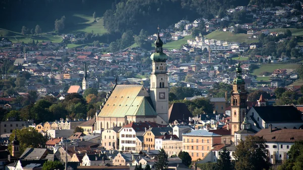 Vista Panoramica Hall Tirol Austria — Foto Stock