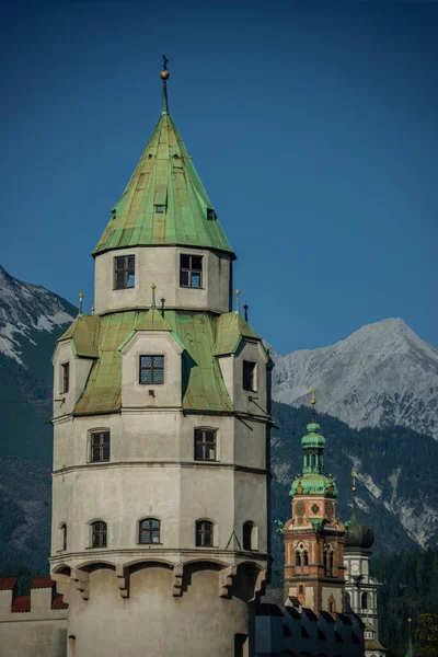 Hasegg Castle Burg Hasegg Castle Mint Located Hall Tirol Tyrol — Stock Photo, Image