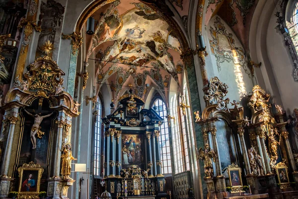 Intérieur Couvent Sacré Cœur Dans Ancienne Ville Hall Tyrol Autriche — Photo