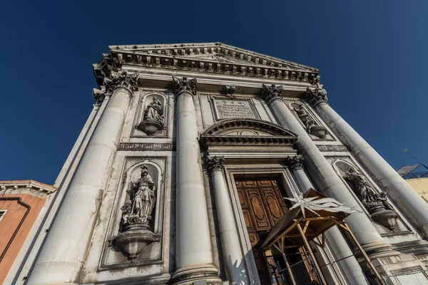 Vista Frontal Santa Maria Del Rosario Veneza — Fotografia de Stock