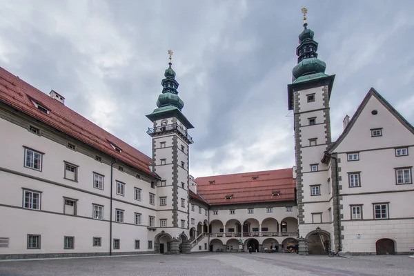 Das Landhaus Klagenfurt Ist Ein Bedeutendes Historisches Gebäude Klagenfurt Kärnten — Stockfoto