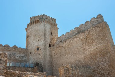 Castello Aragonese di Le Castella sahilinde Le Castella, Calibria, İtalya