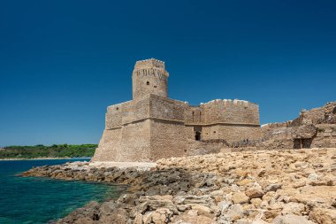 Castello Aragonese di Le Castella sahilinde Le Castella, Calibria, İtalya
