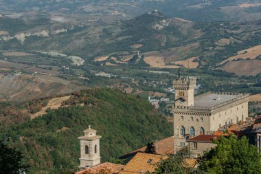 San Marino: San Marino Kalesi 'nin panoramik manzarası