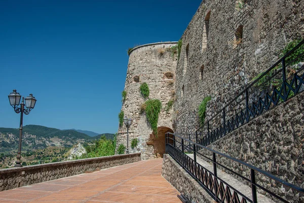 Antiguo Castillo Medieval Squillace Calabria Italia —  Fotos de Stock