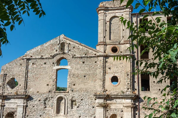 Középkori Templom Romjai Squillace Calabria Olaszország — Stock Fotó
