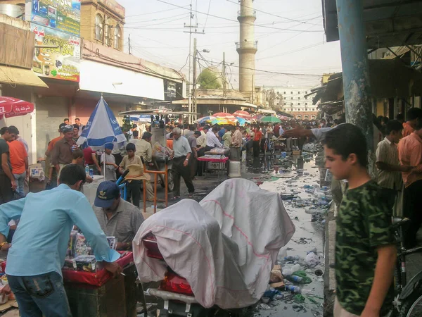 Dagelijks Leven Bazar Het Centrum Van Erbil Koerdistan Noord Irak — Stockfoto