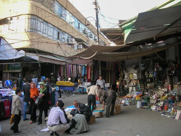 Streetlife Bazarze Sulaimaniyya Północnym Iraku — Zdjęcie stockowe