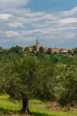 Grisignana (Groznjan), Orta Istria (Istra), Hırvatistan - Bir tepenin üzerinde yer alan küçük bir ortaçağ kasabası