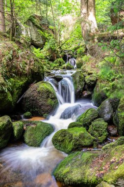Yspertal Aşağı Avusturya 'daki Ysperklamm Şelaleleri ve Şelaleleri