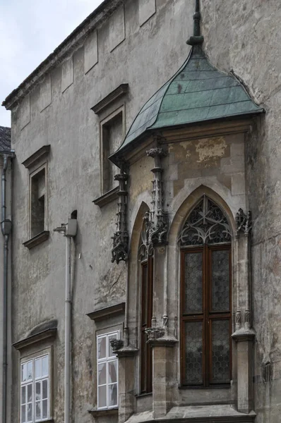 Historical Houses Facades Krems Stein Located River Danube — Stock Photo, Image