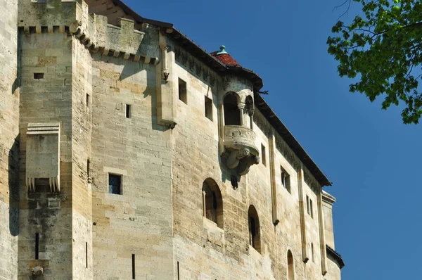 Castelo Liechtenstein Castelo Perto Baixa Áustria Fronteira Com Viena Está — Fotografia de Stock