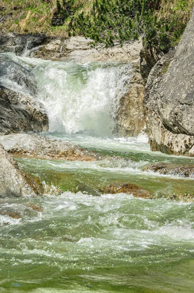 Cachoeiras Cascatas Parque Nacional Oetscher Primavera — Fotografia de Stock