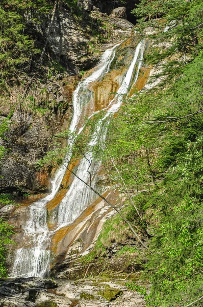 Cachoeiras Cascatas Parque Nacional Oetscher Primavera — Fotografia de Stock