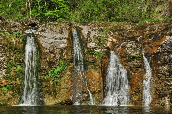 Cachoeiras Cascatas Parque Nacional Oetscher Primavera — Fotografia de Stock