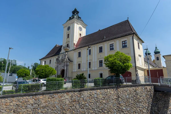 Klasztor Benedyktynów Lambach Górna Austria — Zdjęcie stockowe