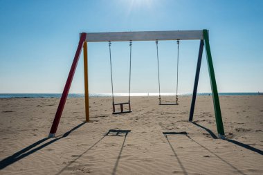 Grado 'nun kışı güneşli bir Kasım gününde izlenimi