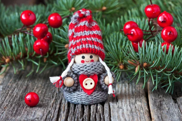 재미 있는 크리스마스 장난감 나무 배경 — 스톡 사진