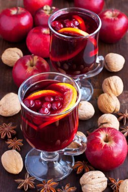 sıcak bir içecek cam christmas