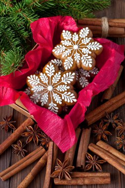 Tanımlama bilgileri ile Noel zaman kompozisyon