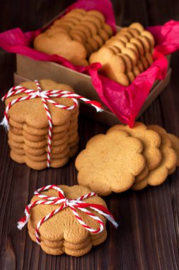 Tanımlama bilgileri ile Noel zaman kompozisyon