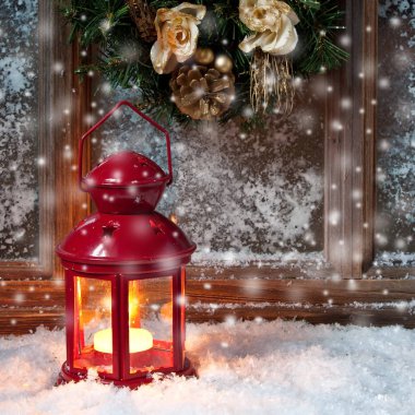 Noel kompozisyon ile fener