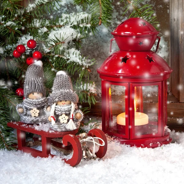 Noel kompozisyon ile fener