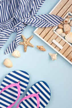 Natürmort yaz aksesuarları ile