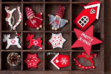 Tatil dekorasyon ile Noel kompozisyon