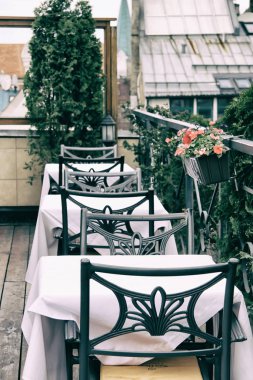 Cafe outdoor restaurant table and chair 