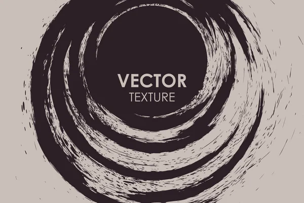 Grunge textura redonda — Vetor de Stock