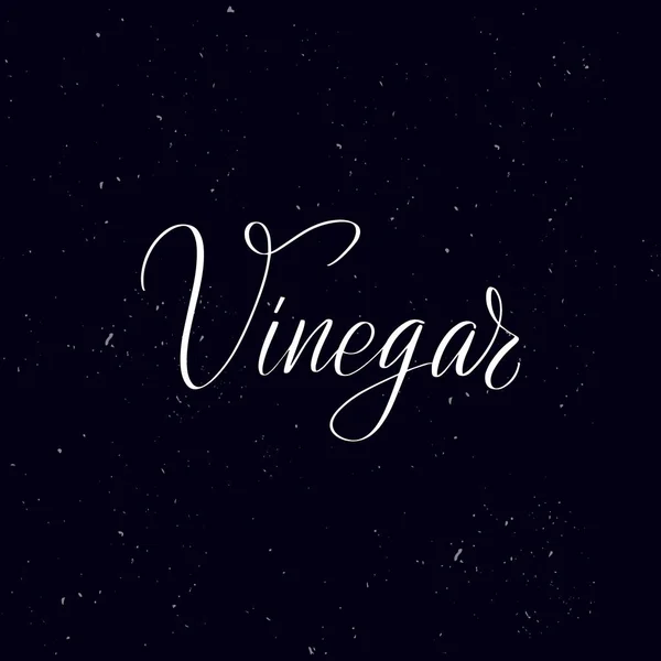 Handwritten calligraphy text, chalk on a blackboard Stock Illustration