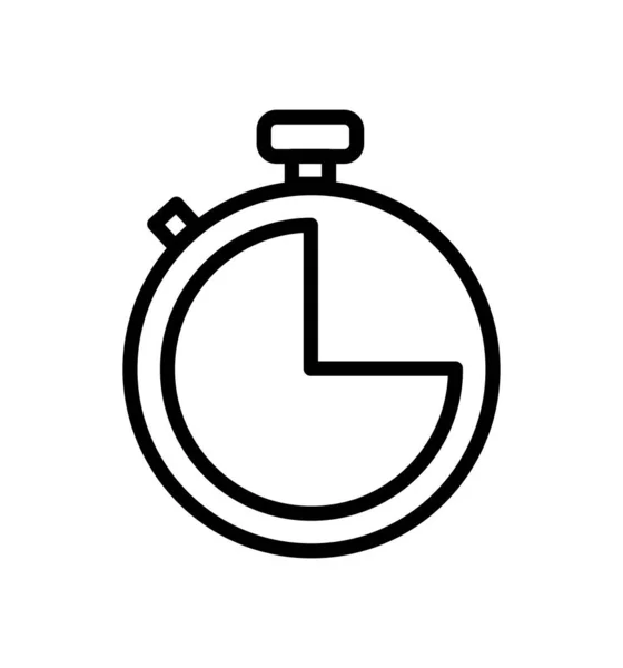 Chronomètre chronomètre icône chronomètre pour les applications et les sites Web — Image vectorielle