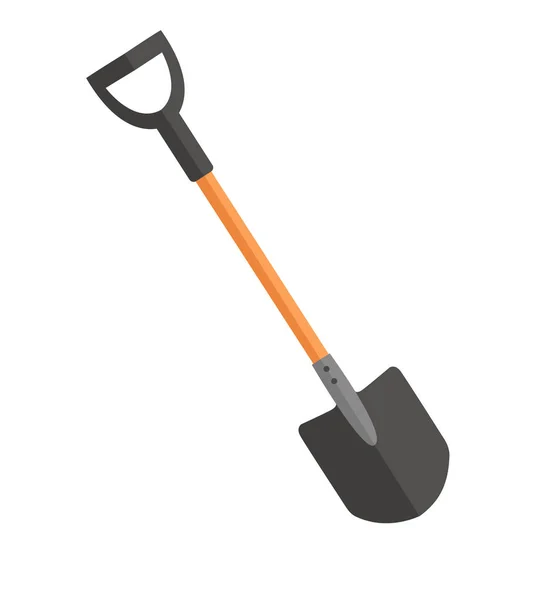 Shovel icon flat design simple icon colors isolated — Archivo Imágenes Vectoriales