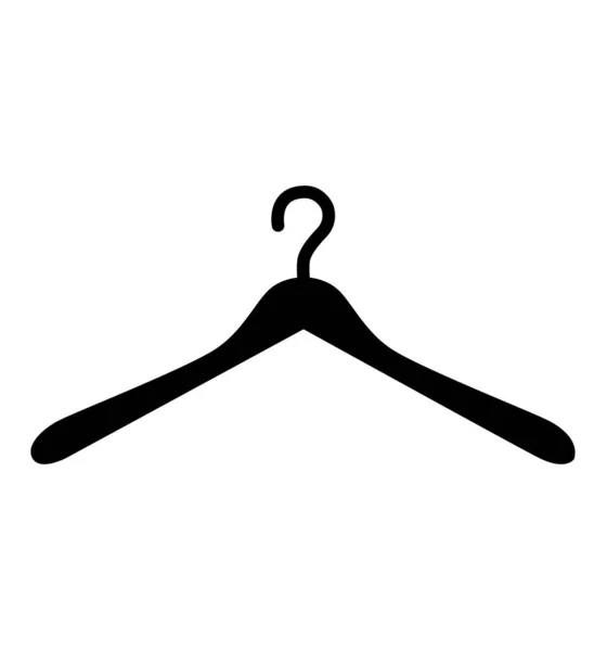 Clothes Hanger Vector Icon Hanger Isolated Vector Illustration On