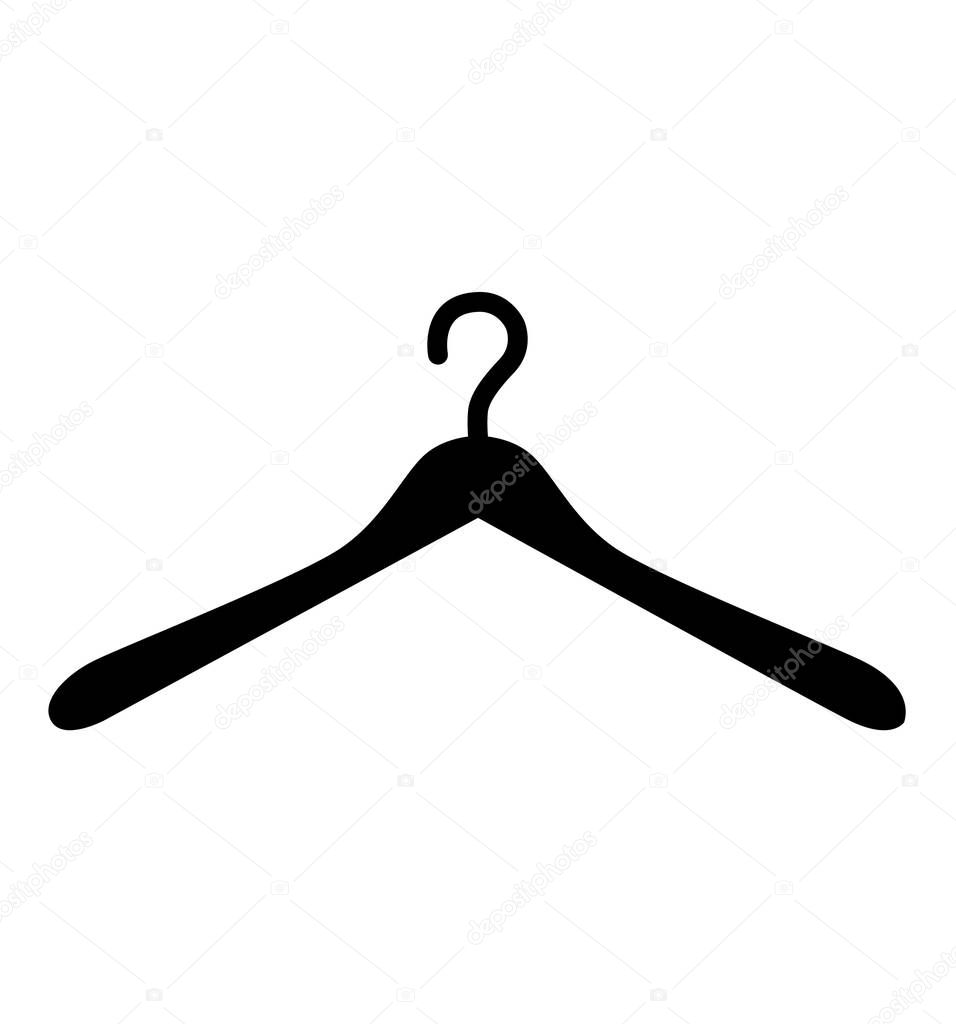 hanger icon vector illustration isolated on white
