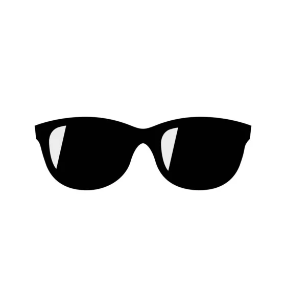 Black Sunglasses vector icon isolated on white background — 图库矢量图片