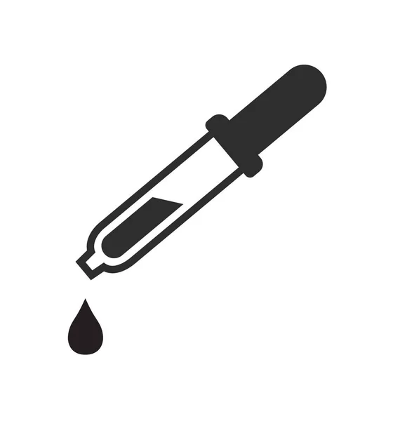 Eye drops bottle thin line icon vector vector isolated on white — Stock vektor